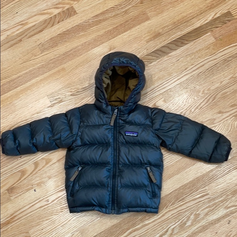 Patagonia Baby Hi-Loft Down Sweater Hoody 12-18m